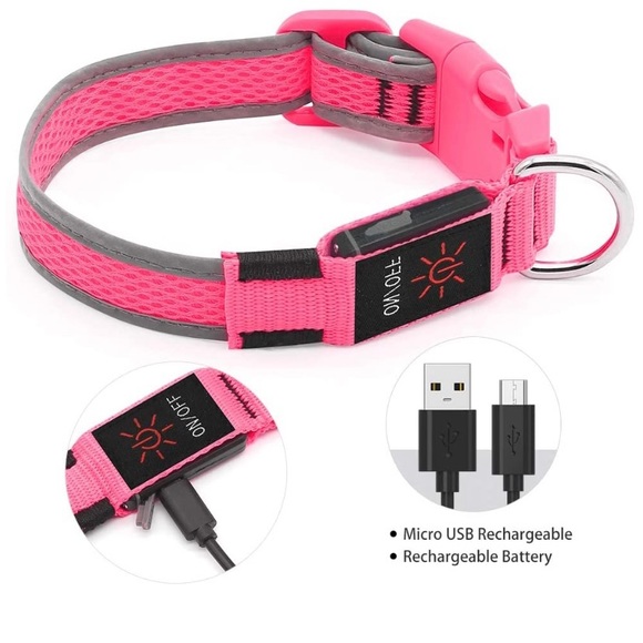 🆕 Clan-x LED Dog Collar, USB Rechargeable& Adjustable - Picture 4 of 7